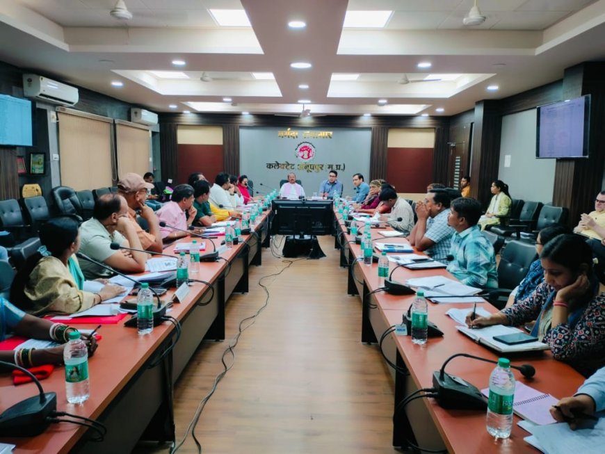 खनिज प्रतिष्ठान मद से उच्च प्राथमिकता वाले कराए जाएंगे विशेष कार्य-कलेक्टर सभी जनप्रतिनिधि अपने-अपने क्षेत्र के उच्च प्राथमिकता वाले कार्यों का भेजें प्रस्ताव-कलेक्टर
