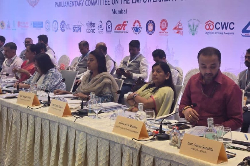 नारी शक्ति वंदन अधिनियम देश की आधी आबादी का पूरा हक -- हिमाद्री  सिंह   09 - 14 अप्रैल तक मुंबई - हैदराबाद महिला संसद मे सांसद कर रहीं विचार विमर्श