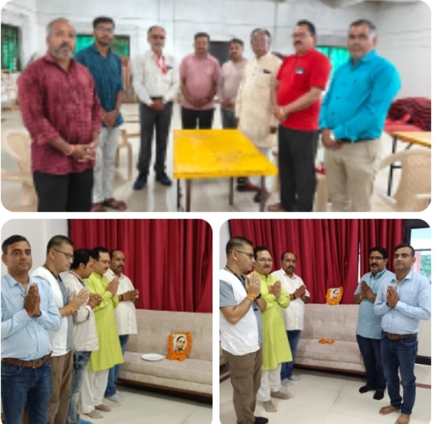 वरिष्ठ पत्रकार शरद जोशी को अनूपपु्र जिले के पत्रकारों ने दी भावभीनी श्रद्धांजलि  मध्यप्रदेश श्रमजीवी पत्रकार संघ ने प्रदेश के सभी जिलों मे आयोजित किया शोक सभा